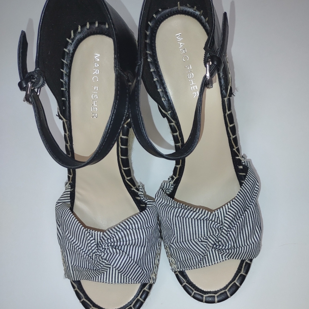 Marc Fisher, 4inch wedge heel, sandals.